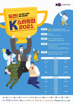 도전! K-스타트업 2021 부처통합 창업경진대회