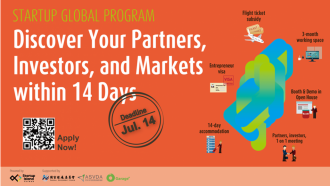 [Startup Global Program(12th)] Calls for applications! (By Jul. 14th )