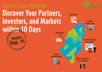 【Garage+Startup Global Program】10-Day@Taiwan to Grow Business